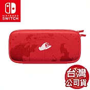 任天堂 Switch 主機收納包附螢幕保護貼-瑪利歐紅(台灣公司貨)
