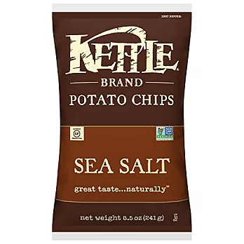 美國【Kettle®】 K董-薄切洋芋片-海鹽口味(142g)