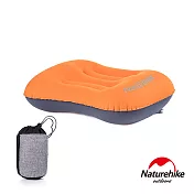 【Naturehike】戶外旅行 超輕便攜式口袋充氣睡枕 升級款(亮橙色)