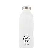 義大利 24Bottles 高耐磨保溫瓶 500ml - 冰雪白