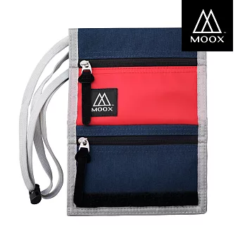 【穆克斯MOOX】 O9BR 輕量旅行收納包熱血紅藍
