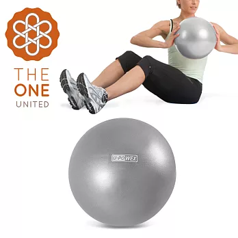 【The One】環保PVC皮拉提斯健身瑜珈球/彈力球(附吹氣管)-30CM灰色  灰色