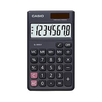 SL-300LV 卡西歐CASIO 國家考試8位數口袋型計算機