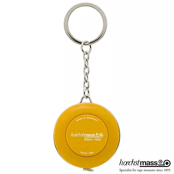 德國 Hoechstmass 鑰匙圈捲尺1.5m - 黃