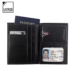 Lewis N. Clark RFID屏蔽小羊皮護照包 939 (防盜錄、護照收納、短夾、旅遊配件、美國品牌)黑色