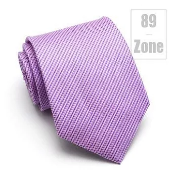 89zone 韓版潮男條紋商務領帶 211500003粉紫