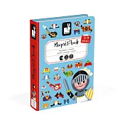 【法國Janod】磁鐵遊戲書-男孩變裝秀