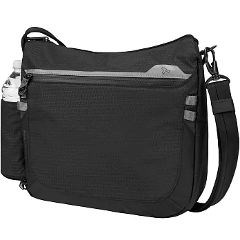 《TRAVELON》Active三層防盜斜背包(黑)