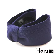 【Hera】赫拉 布藝蝴蝶結馬尾夾-4色寶藍色