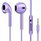 【SHOWHAN】彩色繽紛3.5mm耳機/紫色