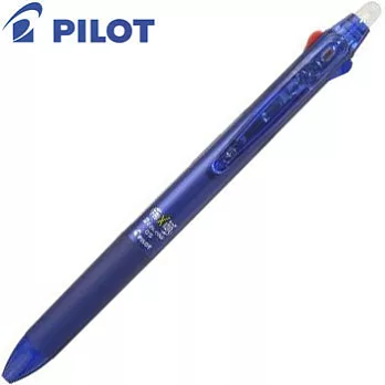 PILOT二色按鍵魔擦筆(藍紅)0.5藍桿