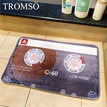 TROMSO簡單生活超柔軟舒適地墊-M55灰藍卡帶