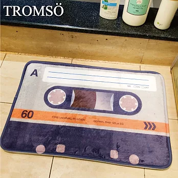 TROMSO簡單生活超柔軟舒適地墊-M56橘藍卡帶