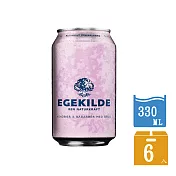 【Egekilde】覆盆子香氛氣泡礦泉水330mlX6