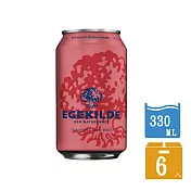 【Egekilde】蔓越莓香氛氣泡礦泉水330mlX6