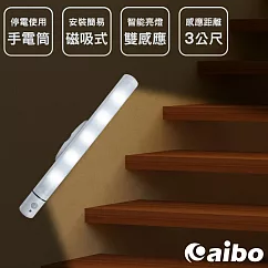 aibo 智能LED 紅外線人體感應 磁吸式照明燈(電池供電) 白光