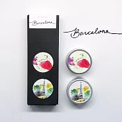 Simple Perfume 固體香水/ mini x mixed 迷你混香組 /on journey / Barcelona Barcelona 效期至2023年1月