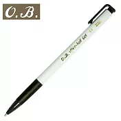 (盒裝50支)O.B.#200A自動中性筆0.5黑