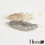 【Hera】赫拉 歐美復古羽毛葉髮夾-2色金色