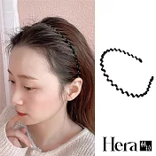 【Hera】赫拉 簡約波浪髮箍-3色黑色