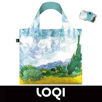 LOQI 防水購物袋 - 博物館系列 (麥田・新 VGWHN)