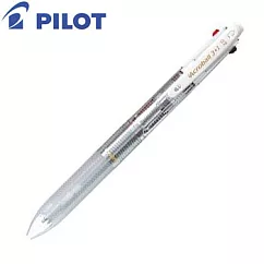 PILOT輕油3+1多功能筆─0.7透明