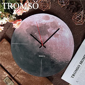 TROMSO宇宙時代無框畫時鐘-月球