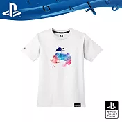PlayStation Game Power系列《潑灑》潮流純棉T恤 (OLP-WLT-02) S 白