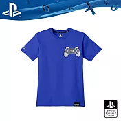PlayStation Game Power系列《8位元》潮流純棉T恤 (OLP-WLT-03) S 藍