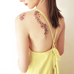 博客來 Paperself刺青貼紙 花圈手環 金rosy And Daisy Bracelet Gold 2入 博客來 Paperself刺青貼紙 花圈手環 金rosy And Daisy Bracelet Gold 2入