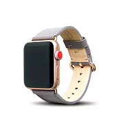 Apple Watch 皮革錶帶 38mm/40mm-礫石灰