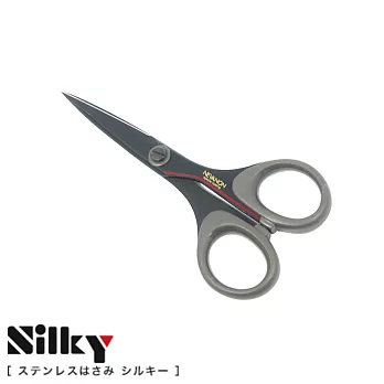 【日本SILKY】黑刃超不粘膠剪刀-工藝剪-135mm