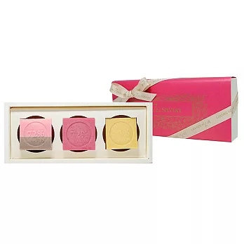 《雪文洋行》玫瑰月光 三入香皂禮盒