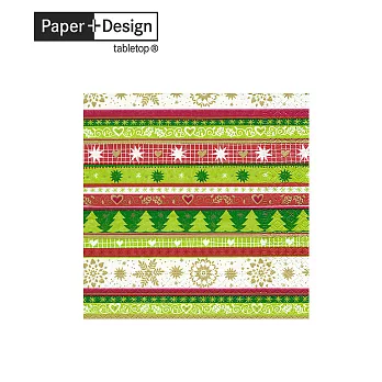 【 Paper+Design 】德國進口餐巾紙 - 聖誕條紋