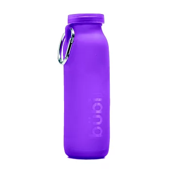 Bubi Bottle 矽膠摺疊多功能水壺 650ml 紫色