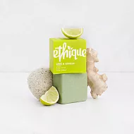 紐西蘭Ethique 青檸薑茶－萊姆＆薑身體磨砂膏