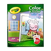 美國Crayola 繪兒樂 佩佩豬貼紙著色本
