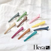 【Hera赫拉】韓國實用磨砂橡皮百搭髮夾(2款)大地色系