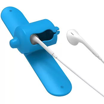 Snappy 2.0 耳機收納捲線器-晴空藍
