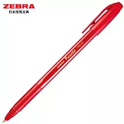 (盒裝12入)ZEBRA Piccolo原子筆0.7 紅