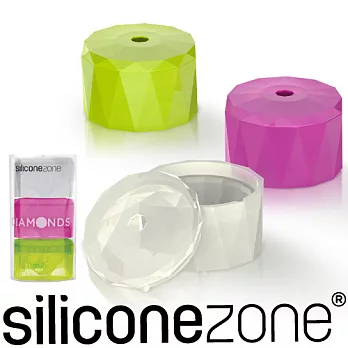 【Siliconezone】施理康耐熱鑽石造型巧克力模/冰模(3入裝)