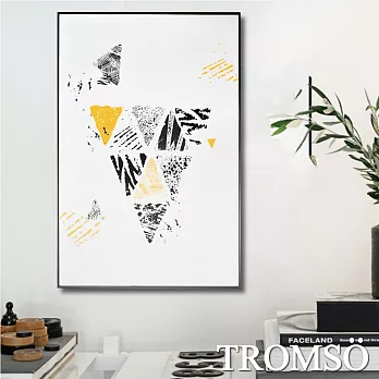 TROMSO北歐生活版畫有框畫-風潮三角WA69