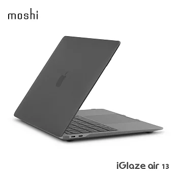 Moshi iGlaze Air 13 輕薄防刮保護殼（Thunderbolt 3/USB-C）隱魅黑