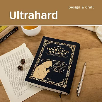 Ultrahard 藏書票書衣- 福爾摩斯(藍)