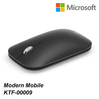 Microsoft 微軟時尚行動滑鼠 黑KTF-00009
