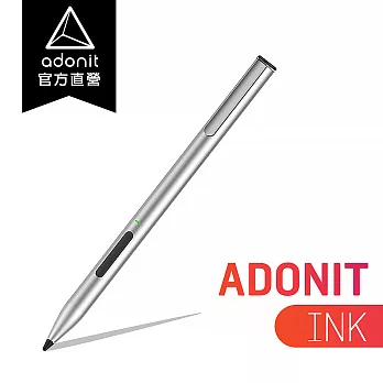 【Adonit 煥德】INK 微軟 Surface PRO 系列專用感壓觸控筆銀色