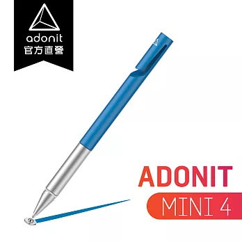 【Adonit 煥德】MINI4 美國專利碟片觸控筆專業版皇家藍