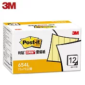 3M 654L環保經濟包便條紙(7.5×7.5公分)