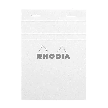 【Rhodia】N°13 上掀式筆記本_橫線內頁80張_白皮