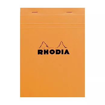 【Rhodia】N°16 上掀式筆記本_5x5方格內頁80張_ 橘色